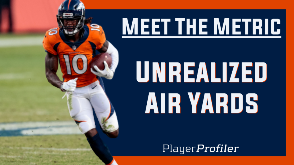 Meet the Metric Explaining PlayerProfiler's Unrealized Air Yards Metric