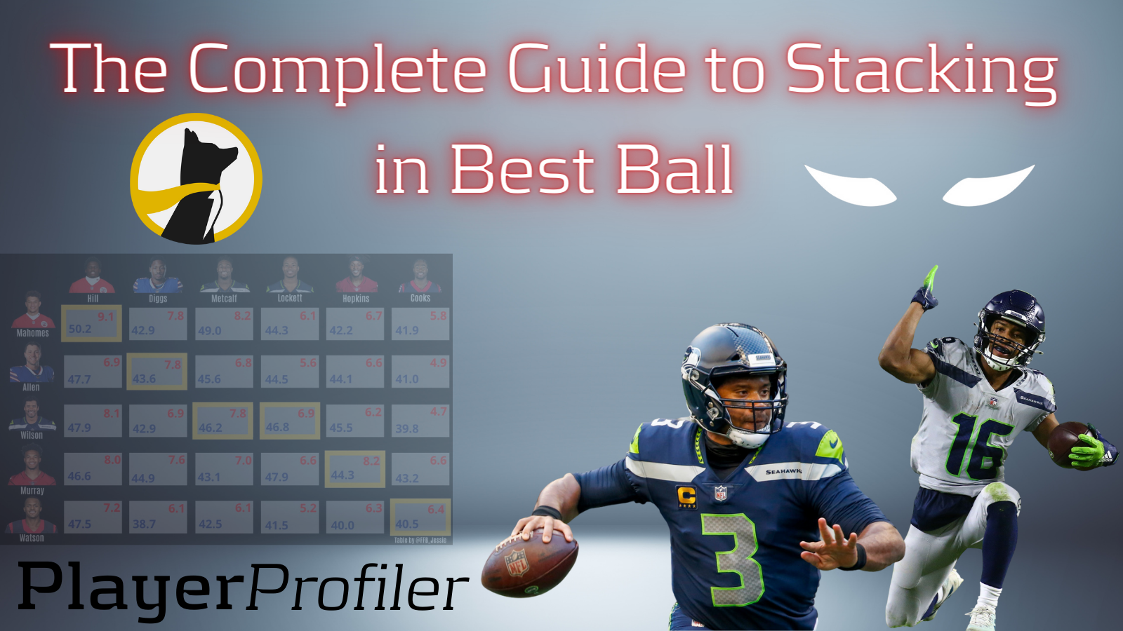 PlayerProfiler's Complete Guide to Stacking in Best Ball Leagues