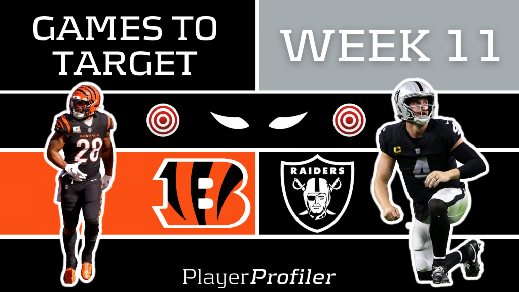 The Best Games to Target for DFS Week 11 Matchups