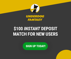Get a $100 deposit match on Underdog