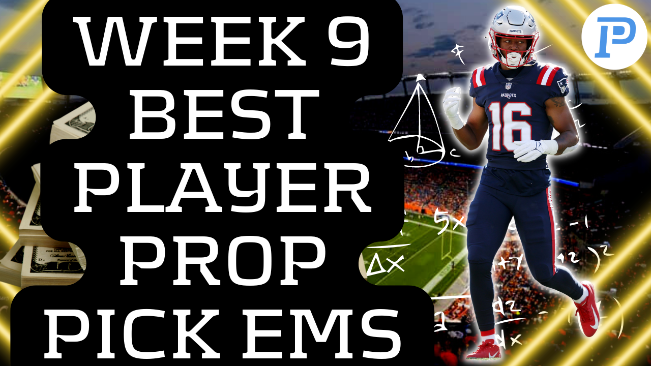 best player props nfl week 9
