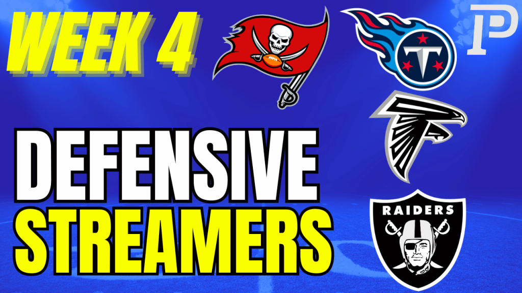 Defensive Streamers Week 4 2024 Fantasy Football