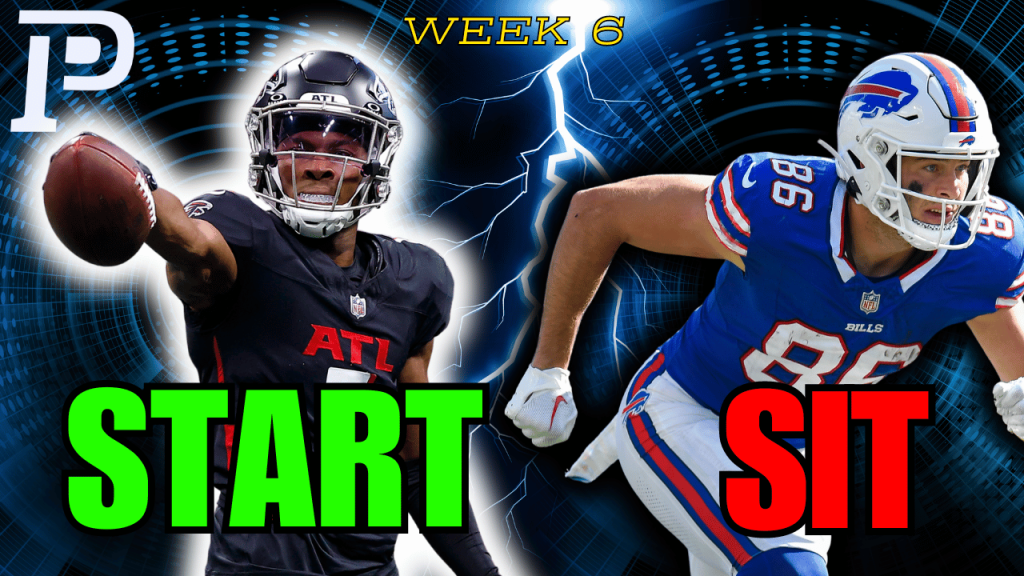 Start Sit Week 6 2024 Fantasy Football