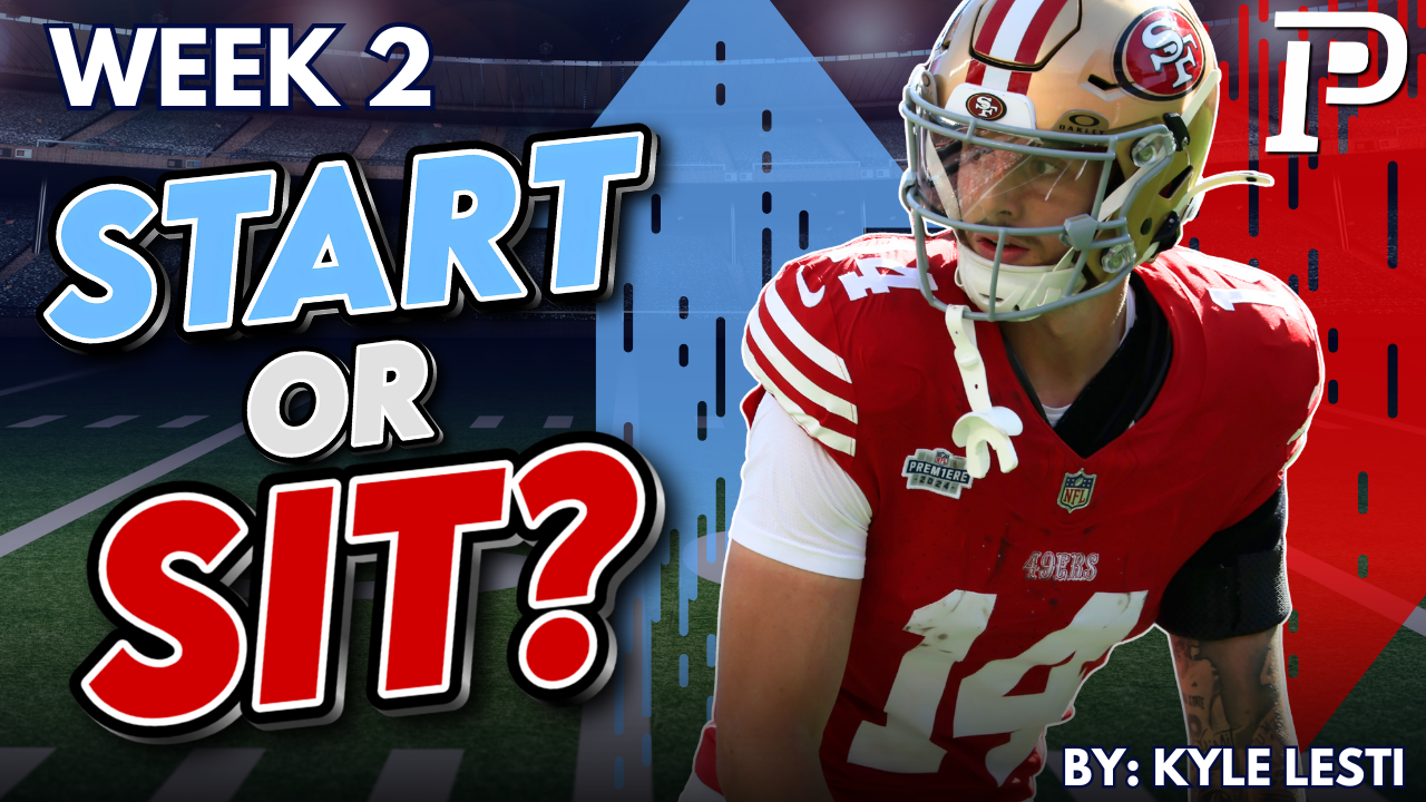 Week 2 Fantasy Football Start Sit