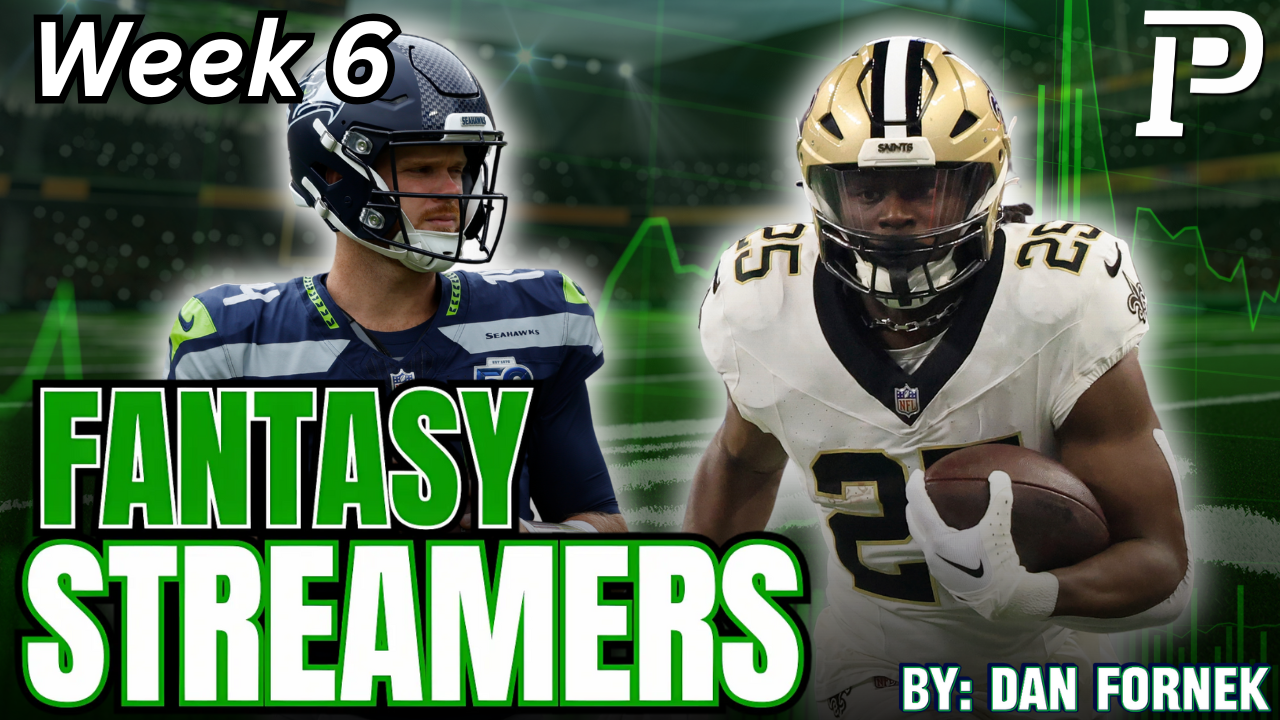 Fantasy Football Streamers Week 6