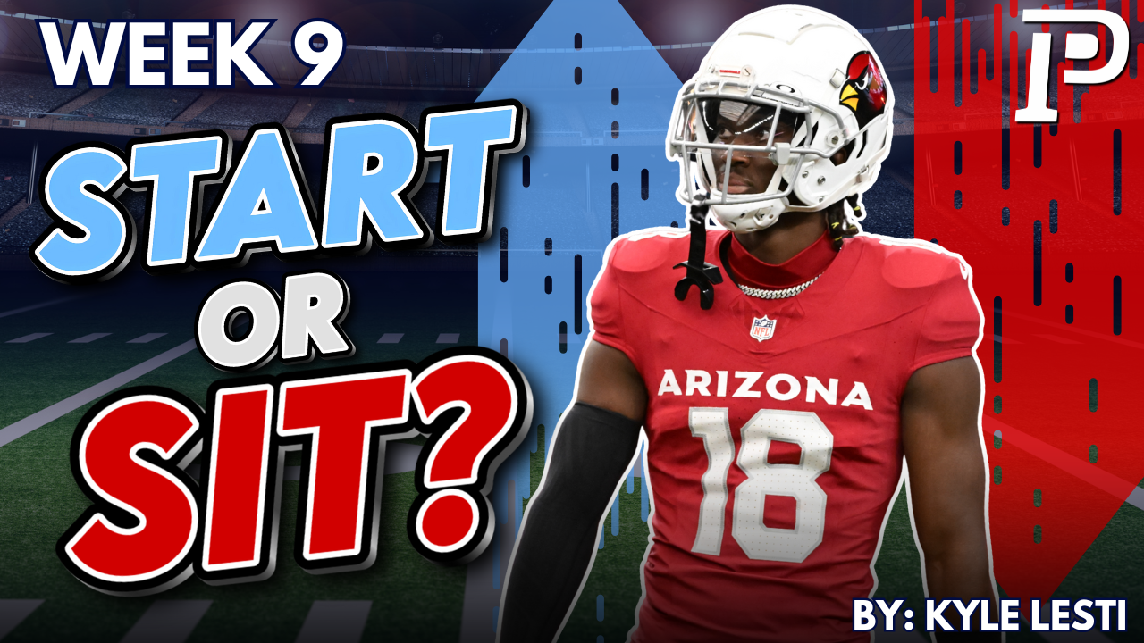 Week 9 Fantasy Football Start Sit
