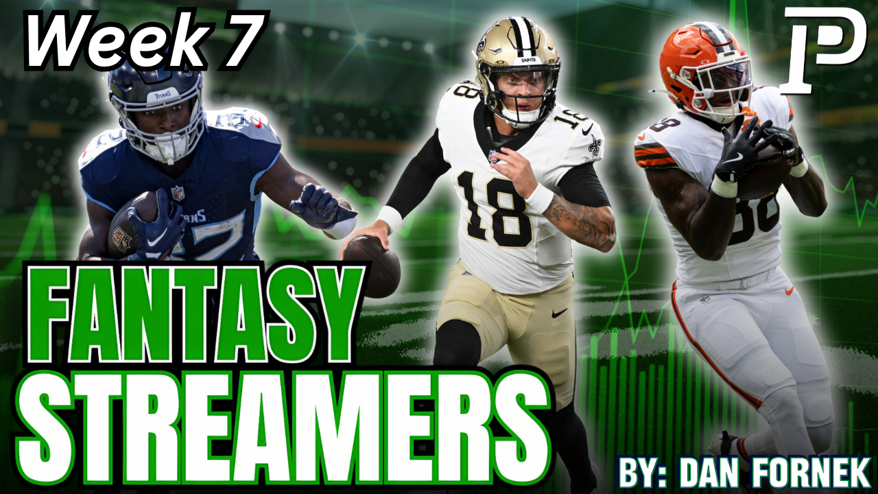 Week 7 Fantasy Football Streaming Options