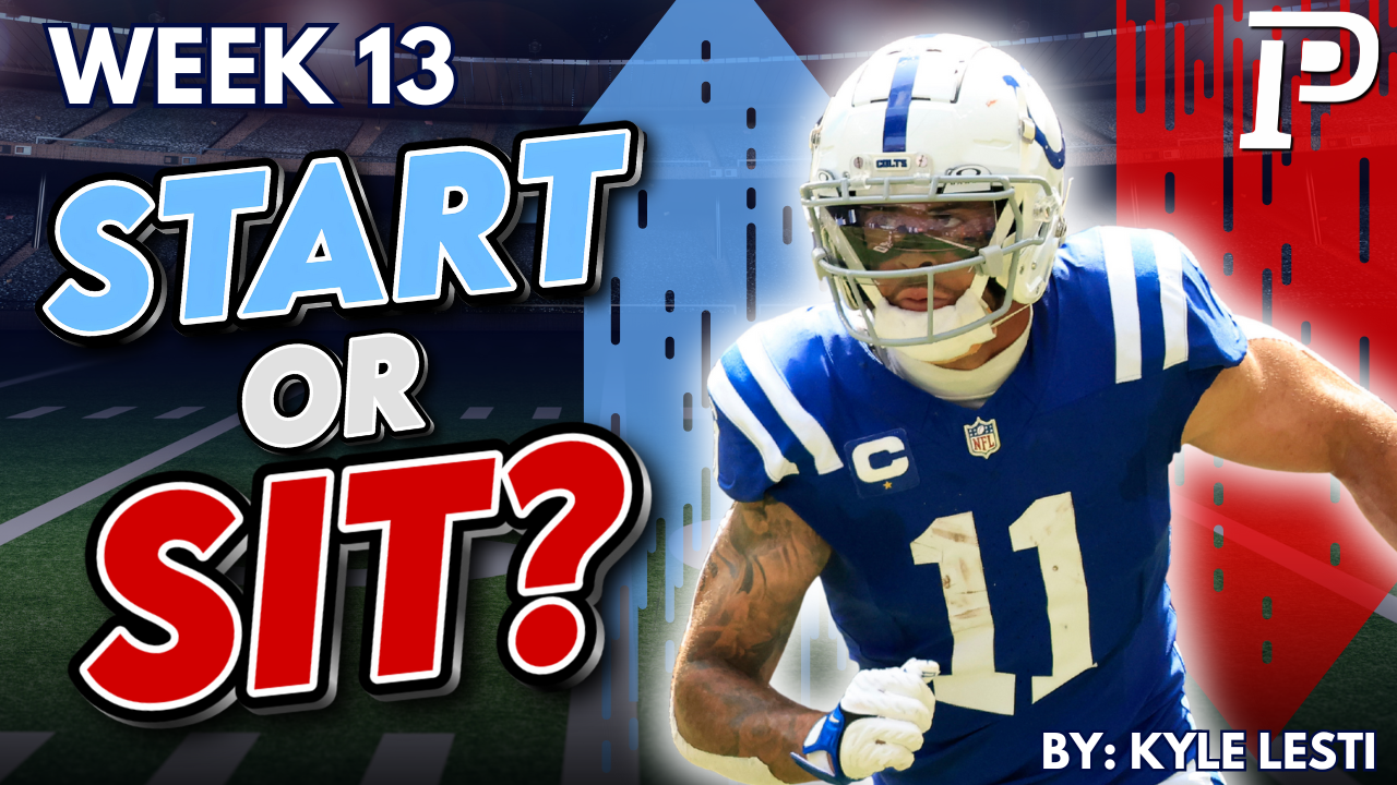 Week 13 Start/Sit Fantasy Football Advice