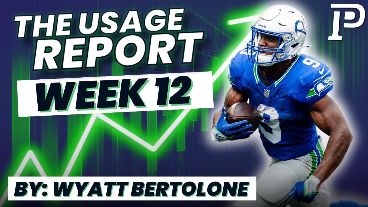 Fantasy Football Usage Report Week 12