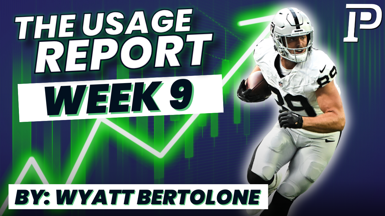 Fantasy Football Usage Report Week 9