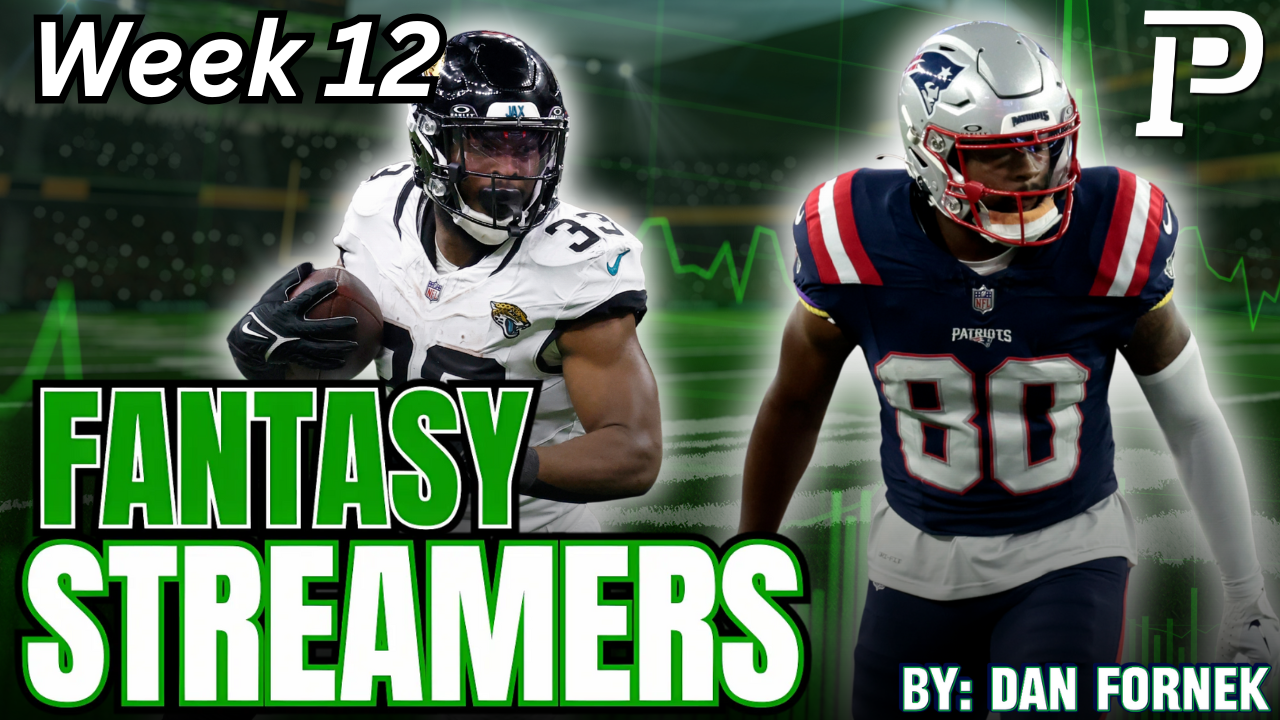 Week 12 Fantasy Football Streaming Options