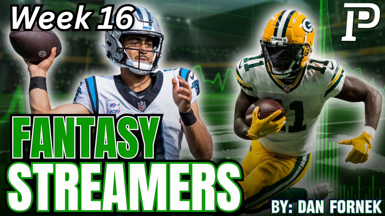 Fantasy Football Streaming Options Week 16