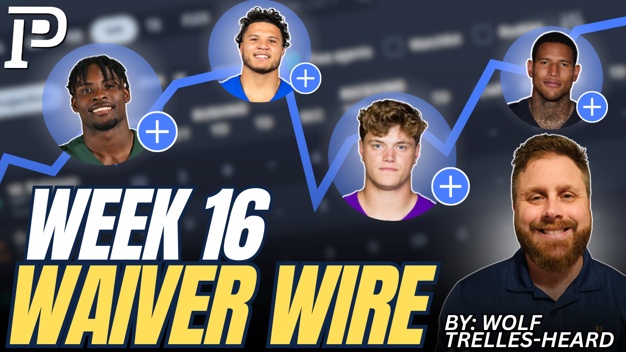 Week 16 Fantasy Football Waiver Wire Pickups