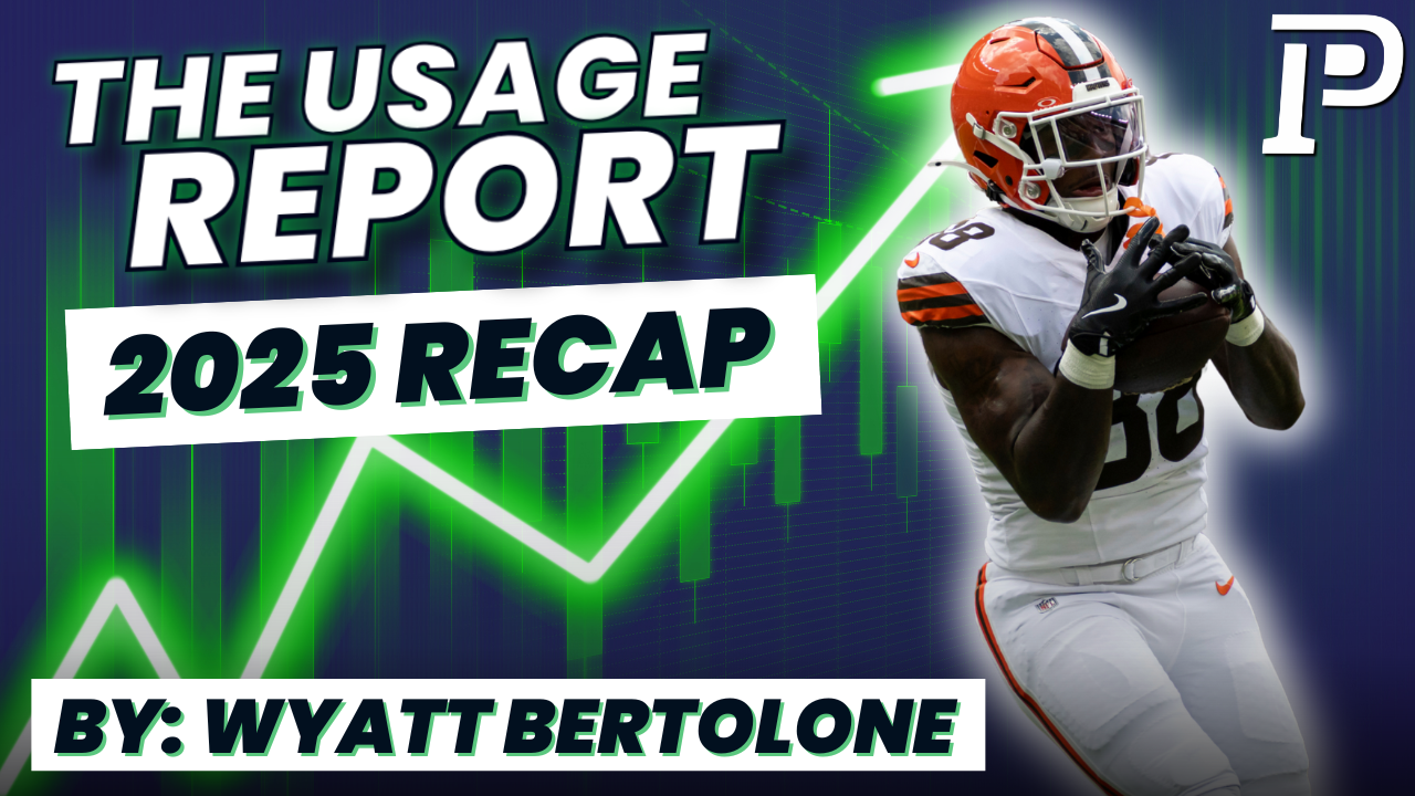 2025 Fantasy Football Usage Report Season Recap