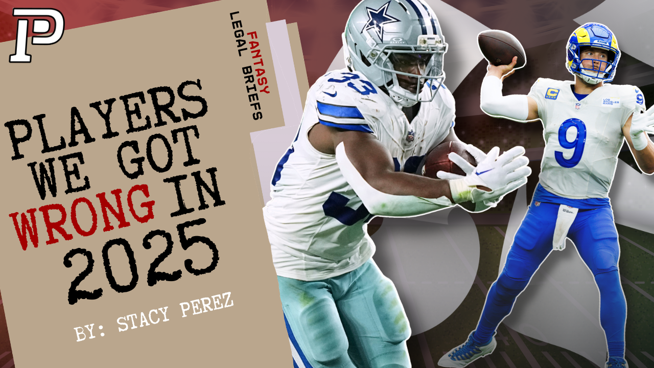 Fantasy Appeals Court: Players We Got Wrong in 2025