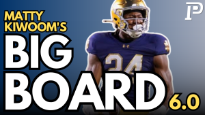 NFL Draft Big Board 2026 v6.0 with Matty Kiwoom | PlayerProfiler