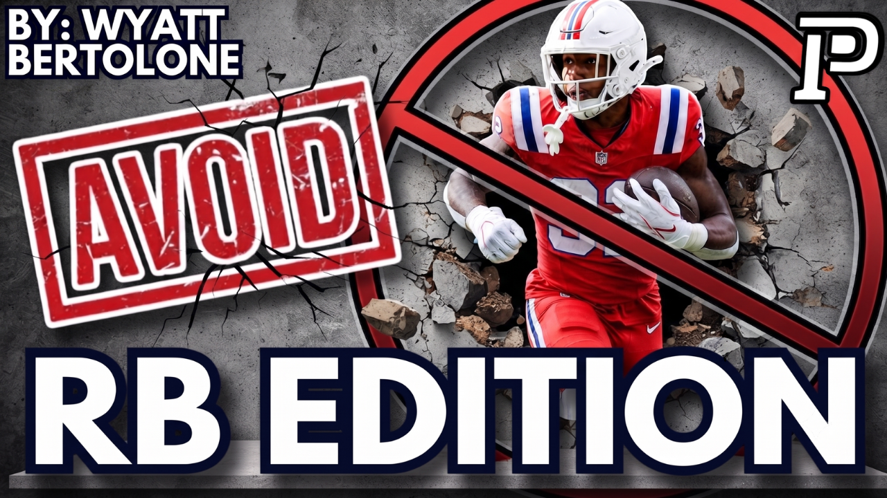 Danger! | Fade These Running Backs Early