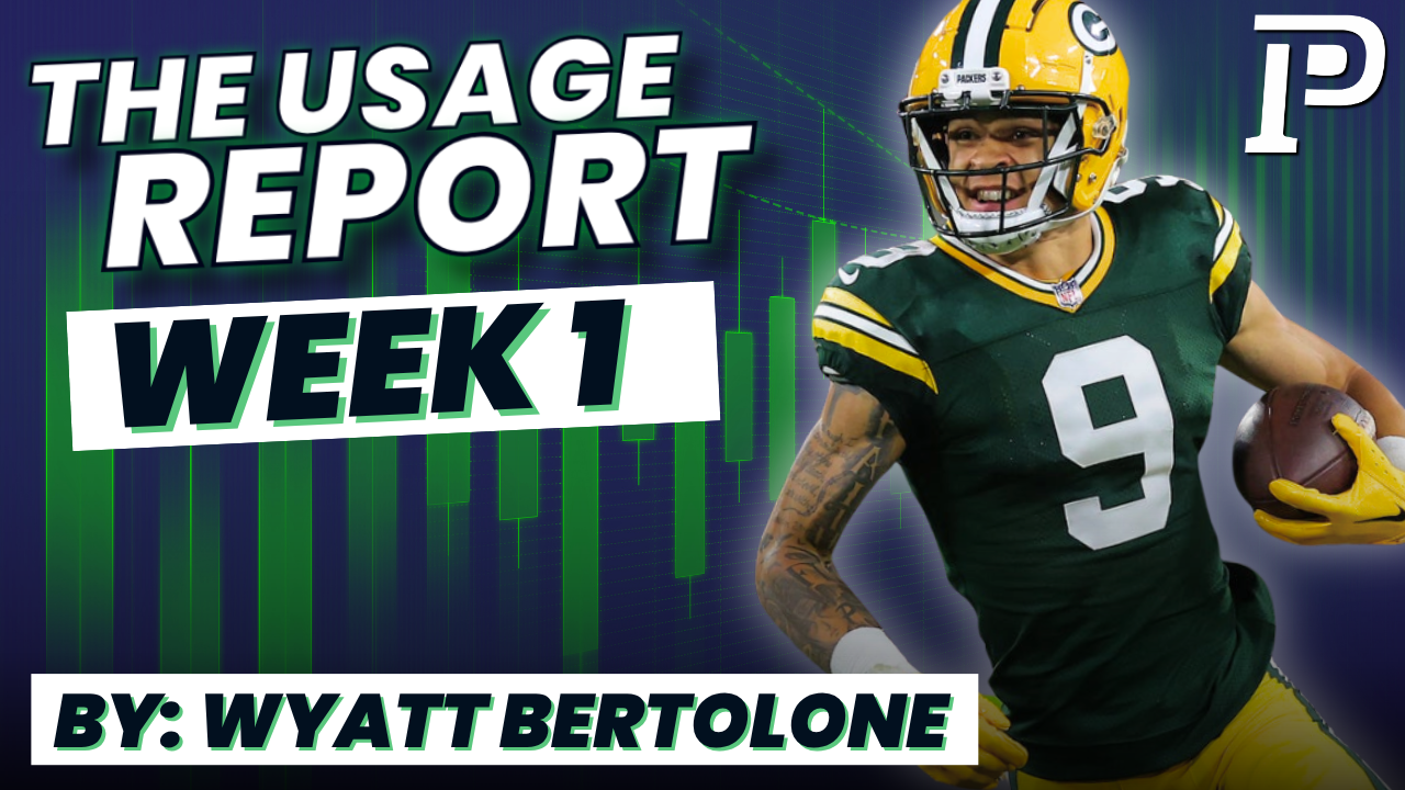 The Fantasy Football USAGE Report | Week 1, 2026