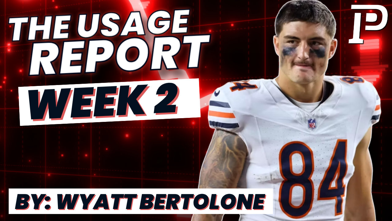 The Fantasy Football USAGE Report | Week 2, 2026