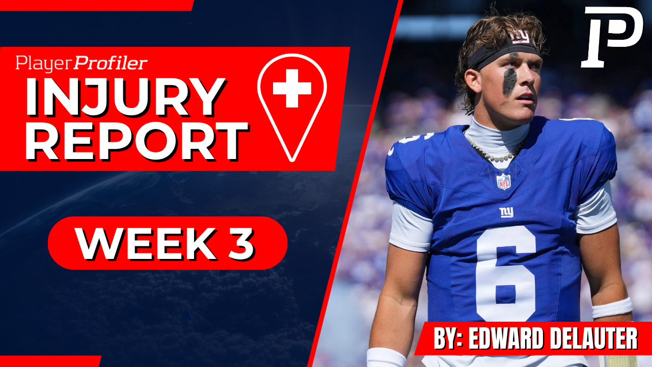 NFL Injury Report | Fantasy Football Week 3, 2026